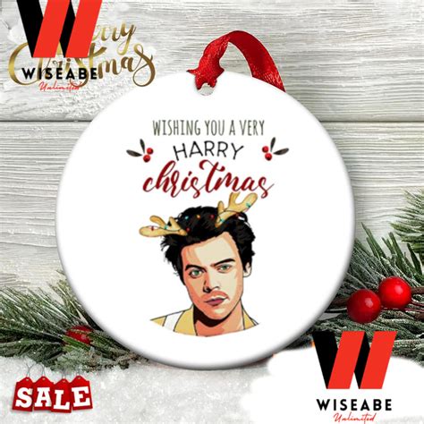 Cheap Wishing You A Very Happy Christmas Harry Styles Ornament ...