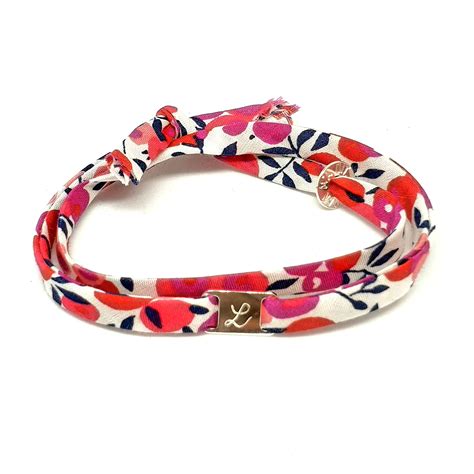 Bracelet Liberty Initiale Grav E