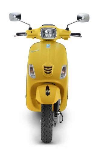 Vespa Lml Yellow Scooter Vehicle Model Zx 125 Single Cylinder Four