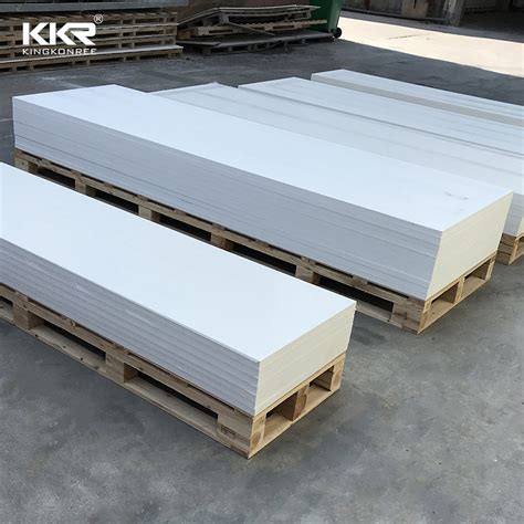 12mm Modified Acrylic Sheet Artificial Stone Wholesale White Solid