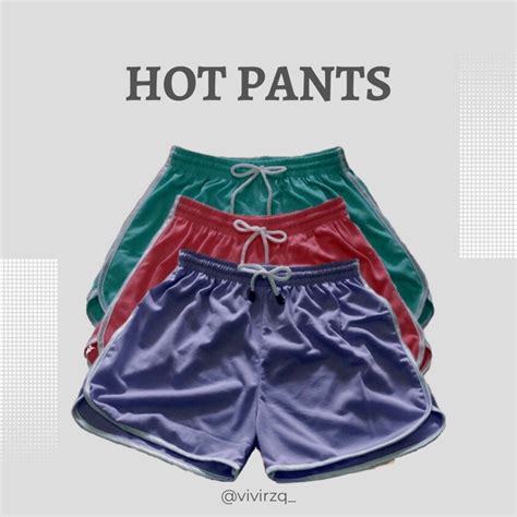 Jual HOT PANTS CELANA PENDEK SANTAI CEWEK KATUN TEBAL LEMBUT Shopee Indonesia