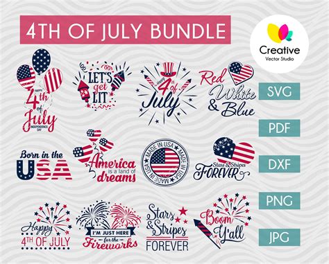 Commercial Use Usa Svg Cut File Fourth Of July Print Usa Svg Instant