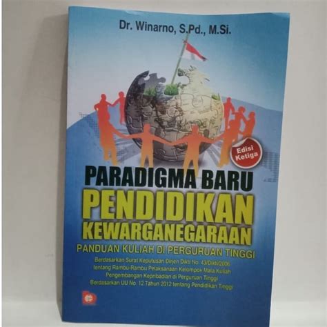 Jual Buku Paradigma Baru Pendidikan Kewarganegaraan Shopee Indonesia