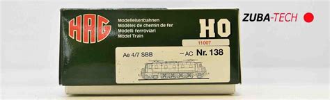 HAG 138 E Lok Ae 4 7 SBB H0 WS Digital Kaufen Auf Ricardo