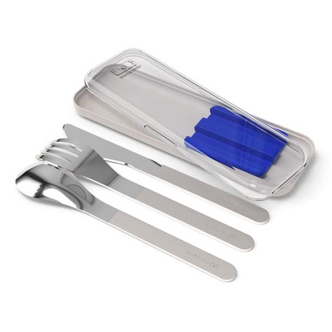 Mb Sense Beyond Stainless Steel Bento Box The Black And Blue Metal