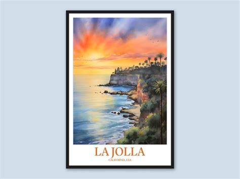 La Jolla Wall Art La Jolla Print Art La Jolla Poster La Jolla - Etsy ...