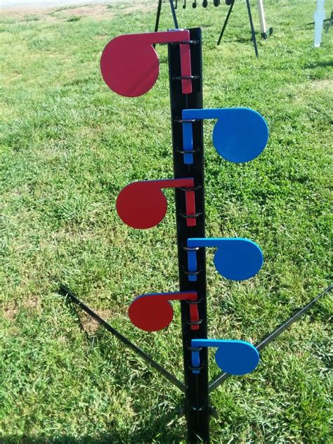 3 8 Ar500 Dueling Tree Steel Reactive Target Etsy