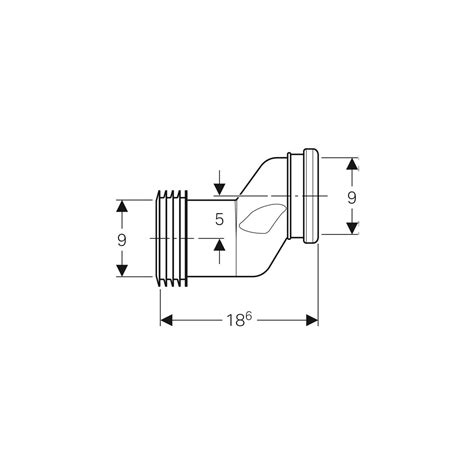 Manchon Decal Cm Raccordement Pour Wc Suspendu Geberit Eco Bricolage