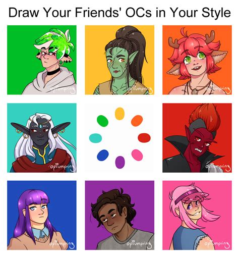 Draw Your Friends Ocs 2019 By Opiumprinz On Deviantart