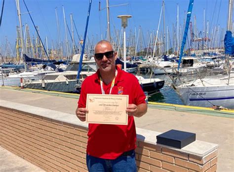 José Luis Muñoz en el XIII Campeonato de España de pesca con kayak