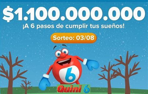 Sorteo Quini 6 En Vivo Del Miércoles 03 De Agosto Conoce A Los