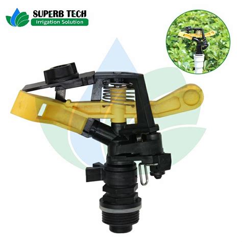 Long Spray Radius 1 2 Inch Male Thread Impact Sprinkler For Garden