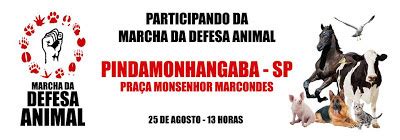 Associação Centopéia de Proteção aos Animais PARTICIPEM MARCHA DA