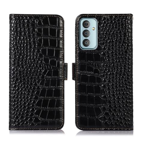 Housse Samsung Galaxy M23 5G Véritable cuir Style Crocodile Ma Coque