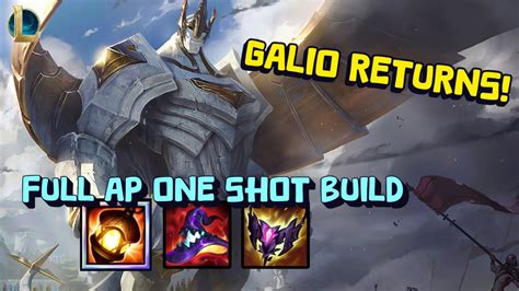 Galio One Shot Build Youtube