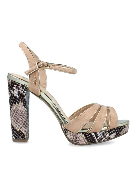 Sandales Nude Talon Serpent SANDALES A TALON