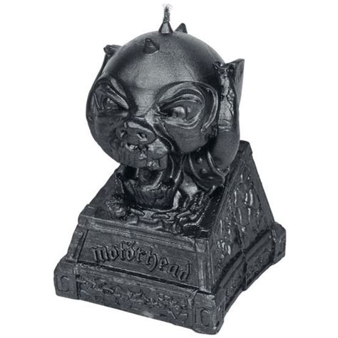 Bougie Motörhead Warpig Noir MÉtallique Plastic Head Phcand025