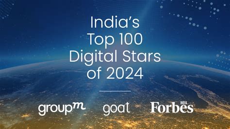 GroupM And The Goat Agency Unveil Top 100 Digital Stars Of 2024 In