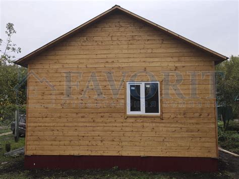 Фото каркасного дома 4х5 с террасой и верандой (СНТ Лесная поляна)