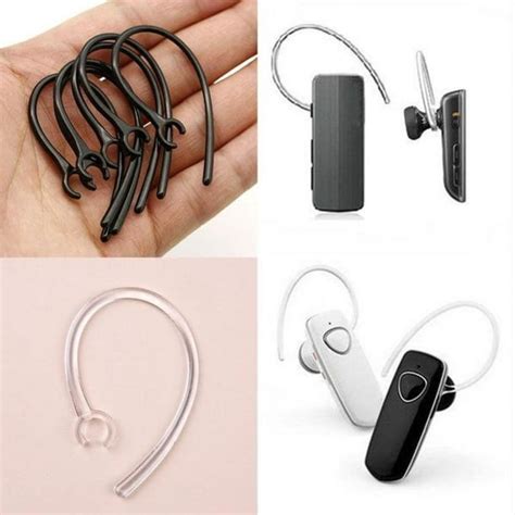 10 Pcs Replacement Ear Hooks For Bluetooth Earbudssilicone Flexible Ear Piece Clamp Replacement