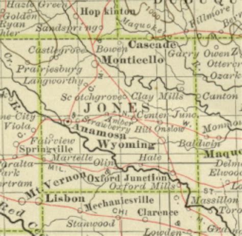 1897 Century Atlas of the State of Iowa