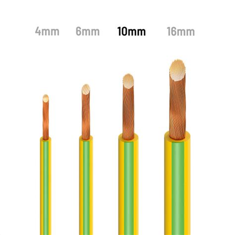 25m Earth Cable 10mm2 H07V K Flexible Cable Single Core PVC At Hb Digi