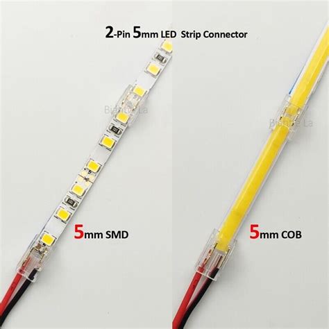 Kit De Connecteurs De Bande Led Cob Broches De Mm Pi Ces