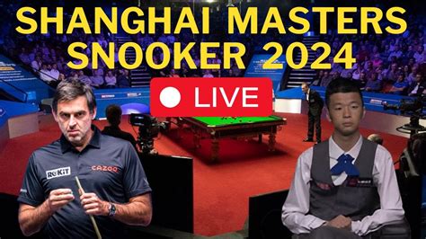 Ronnie O Sullivan Vs Zhou Jinhao Shanghai Masters Snookers 2024 YouTube