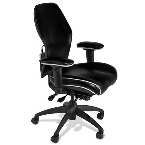 The Heated Lumbar Office Chair Hammacher Schlemmer