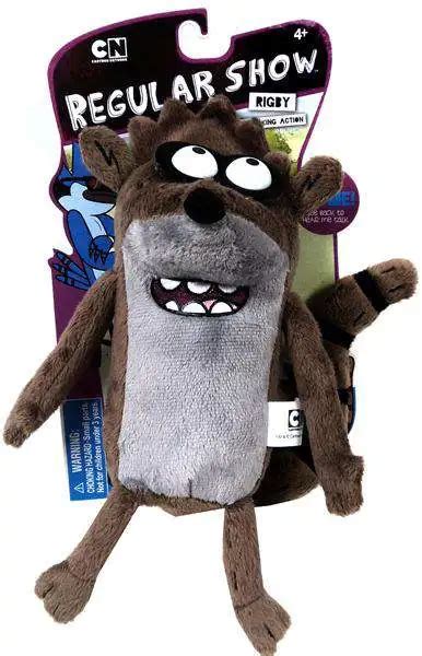 Cartoon Network Regular Show Deluxe Pullstring Rigby 9 Plush Jazwares ...