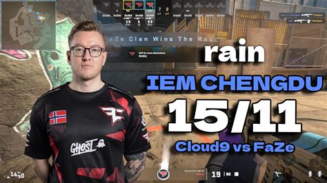 Cs Pov Faze Rain Vs Cloud Overpass Iem Chengdu Youtube