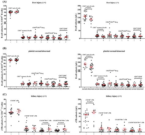 Low Levels B Cells In Patients With Denv With Liver Injury And