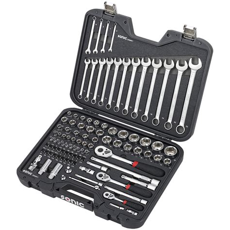 Набор ключей и головок 1/4"-3/8"-1/2" 99 пр. 309901 Sonic Голландия ...