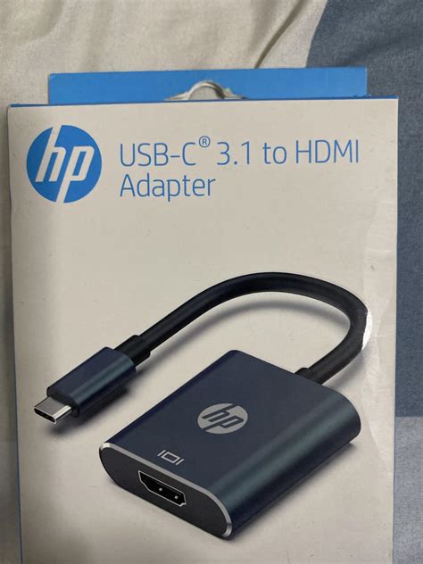 Hp Usb C 31 To Hdmi Adaptor Computers And Tech Parts And Accessories Cables And Adaptors On Carousell