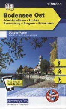 Deutschland Outdoorkarte Bodensee Ost Friedrichshafen