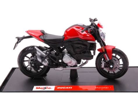 MAISTO MI20131 DUCATI MONSTER 2021 RED 1 18 Modellino