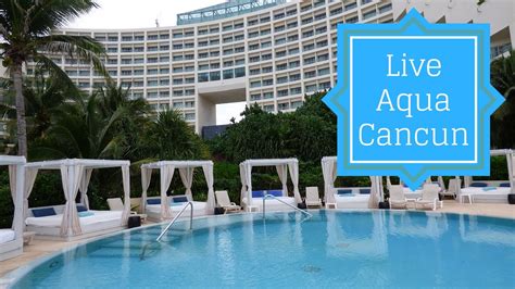 Live Aqua Cancun Video Tour Youtube