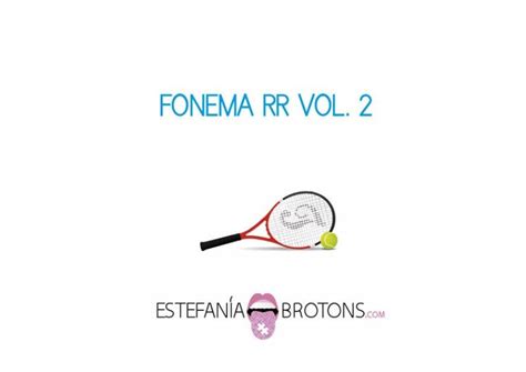 Cuaderno Del Fonema Rr Vol Estefan A Brotons Fonemas Terapia De