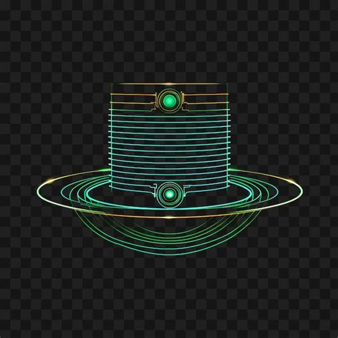 Premium Psd Psd Of Victorian Steampunk Hypnotic Neon Lines Top Hats