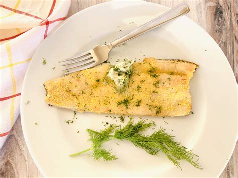 Cornmeal Crusted Trout with Dill Butter – Recipe! - Live. Love. Laugh ...