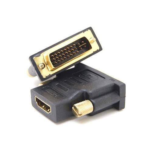 Homme DVI Vers HDMI Femelle Adaptateur DVI I Dual Link 24 5 Broches