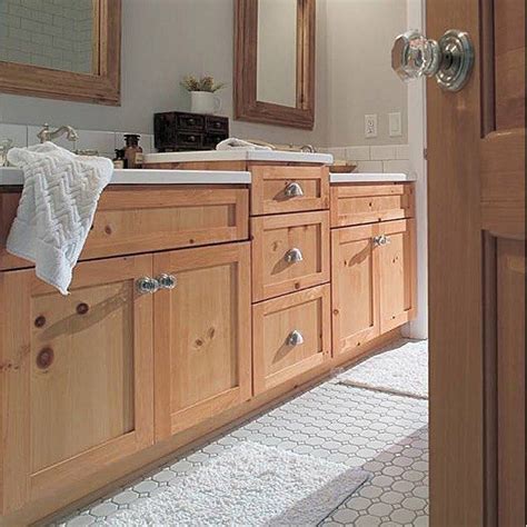 Knotty Alder Bathroom Cabinets – Rispa