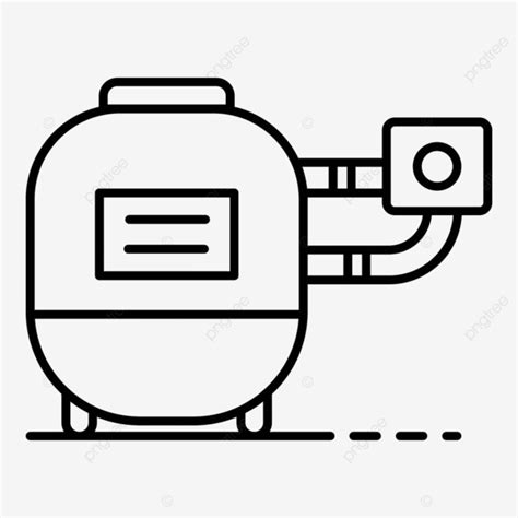 Pool Pump Icon Outline Vector Icon Single Pressure Png And Vector