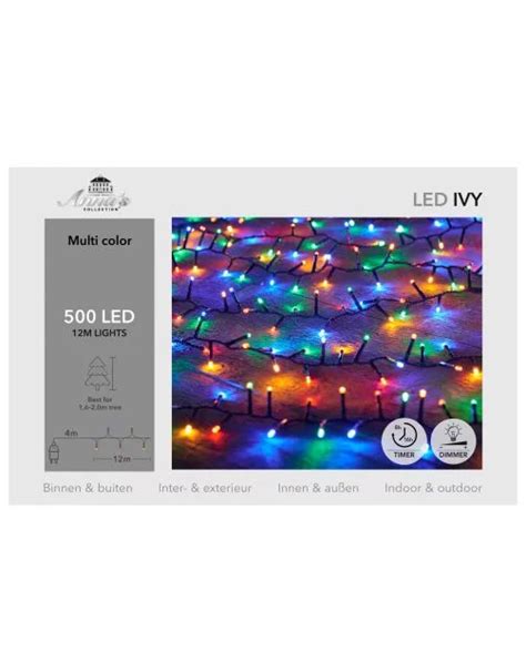 Anna S Collection Cluster Ivy Led Kerstverlichting M Multi Color