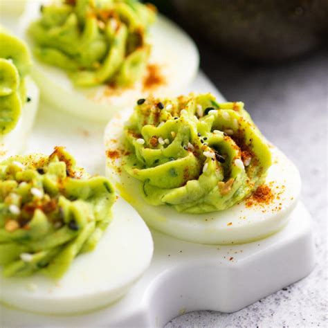 Avocado Deviled Eggs Recipe No Mayo