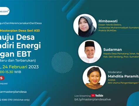 Webinar Seri 29 Pengembangan Desa Wisata Berbasis Potensi Alam Dan