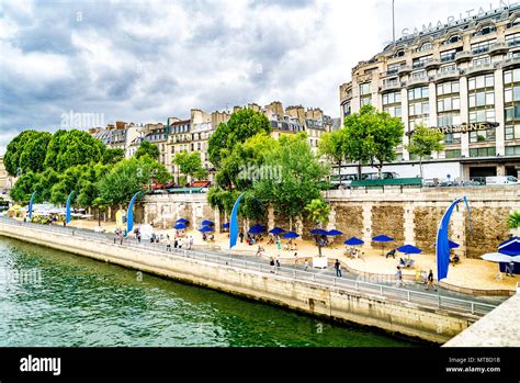 The Paris Plages Are Temporary Artificial Beaches Each Summer Along The