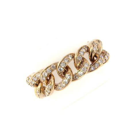 Anello Groumette In Oro Rosa E Diamanti Fancy Brown Rastelli Gioielli