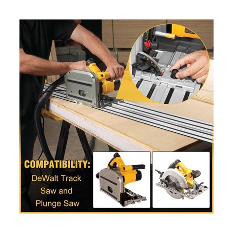 110 Track Saw Guide Rail For Dewalt Track Saws 55 X 2 Guide Rail With Conn Ebay