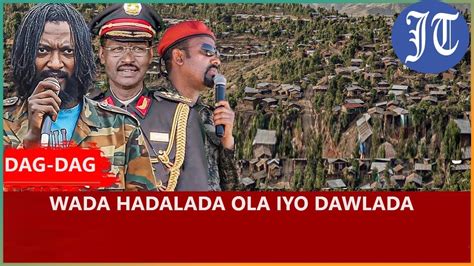 Deg Deg Wadahadalo Mar Kale U Furmay Dawladda Ethiopia Iyo Jamhada